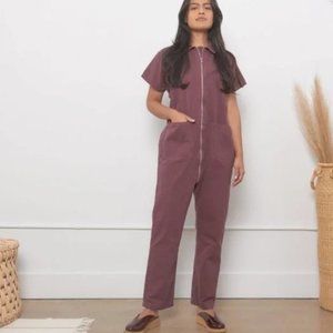 Rachel Comey Barrie jumpsuit size 4 Burgundy/Wine color